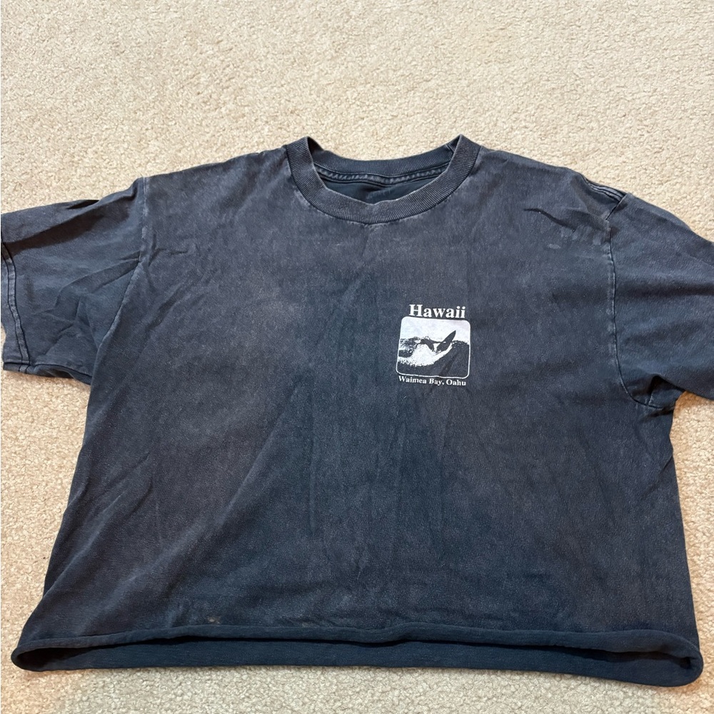 Brandy Melville Black Hawaii Tee